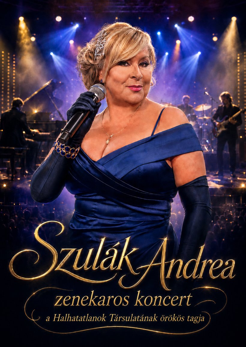 Szulák Andrea élő zenekaros koncertje