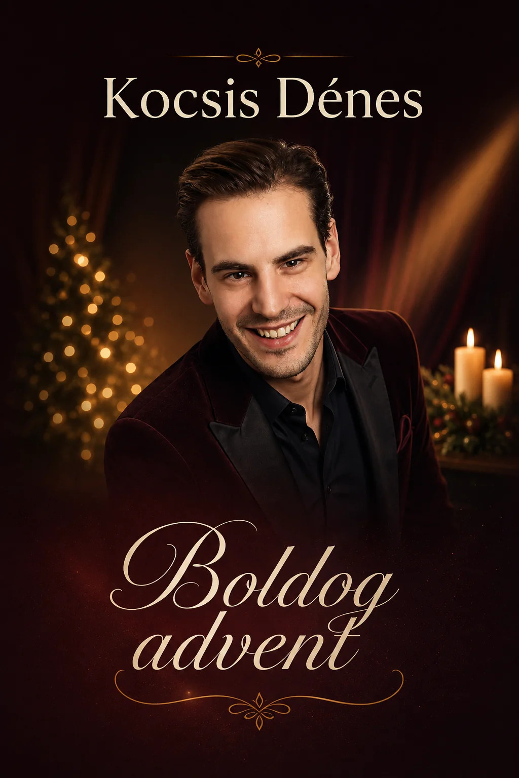 Kocsis Dénes – Boldog advent ünnepi műsor plakátja