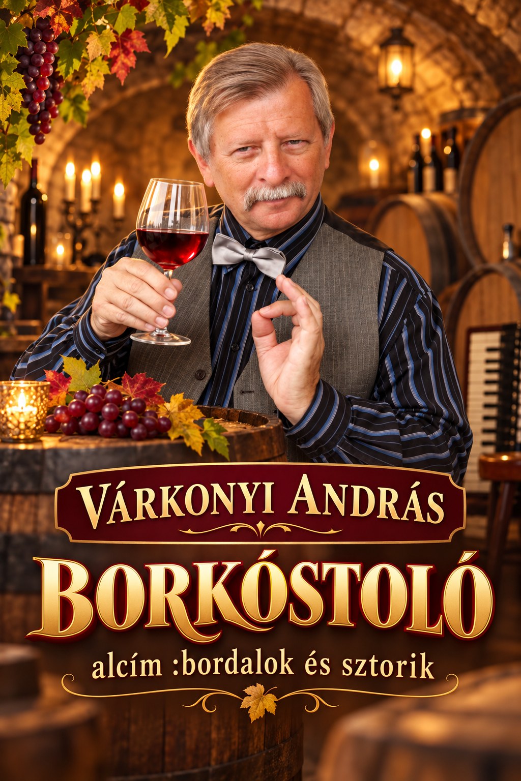 Várkonyi András – Borkóstoló (Bordalok és sztorik) plakát