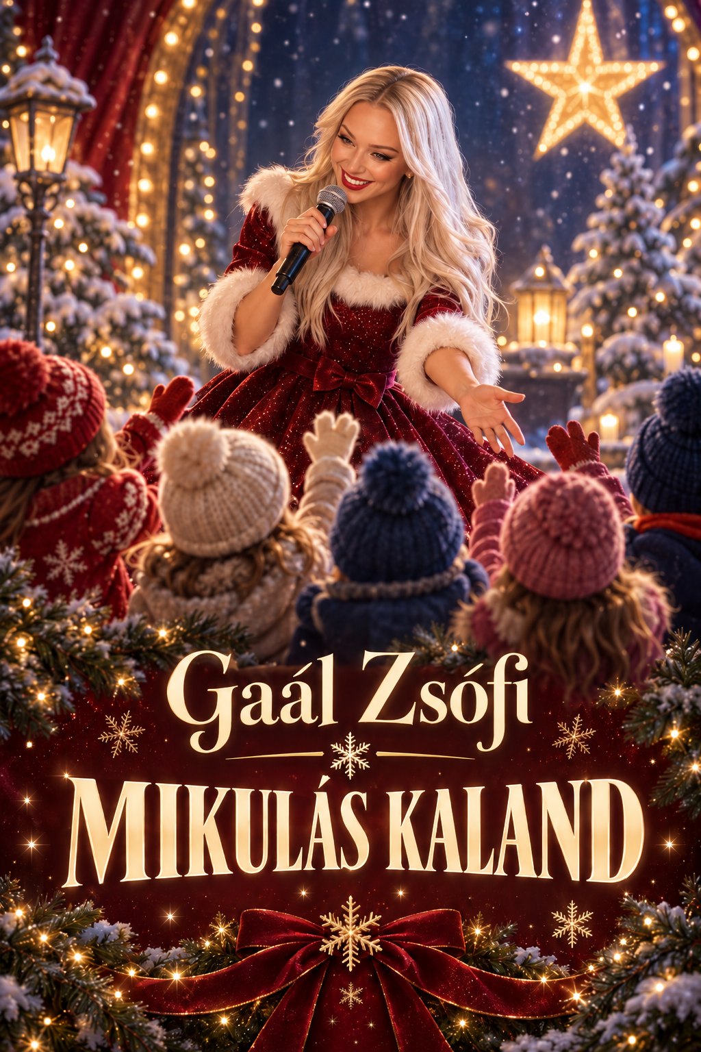 Gaál Zsófi – Mikulás Kaland, adventi interaktív mesejáték plakátja
