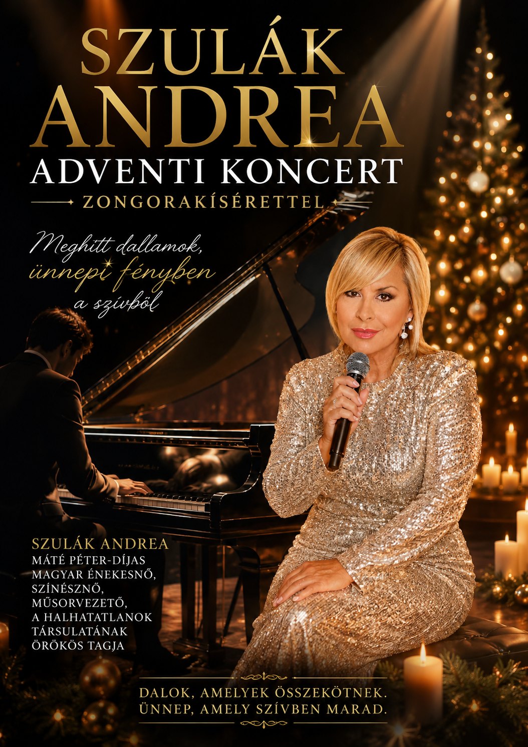Szulák Andrea — Adventi műsor – plakát