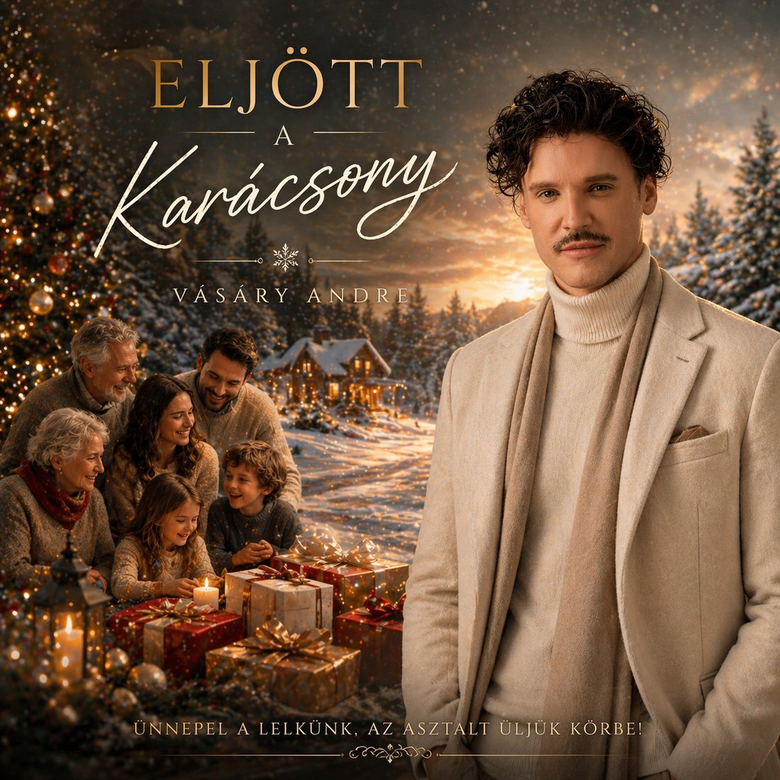 Vásáry André – Eljött a Karácsony adventi-karácsonyi koncert plakátja