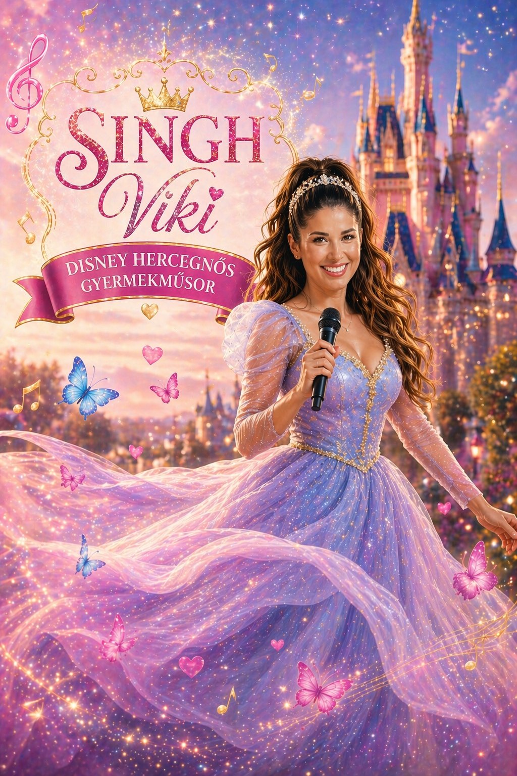 Singh Viki Disney hercegnős gyermekműsor – plakát