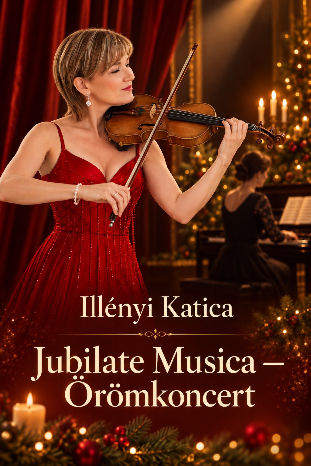 Illényi Katica — Jubilate Musica Örömkoncert – plakát