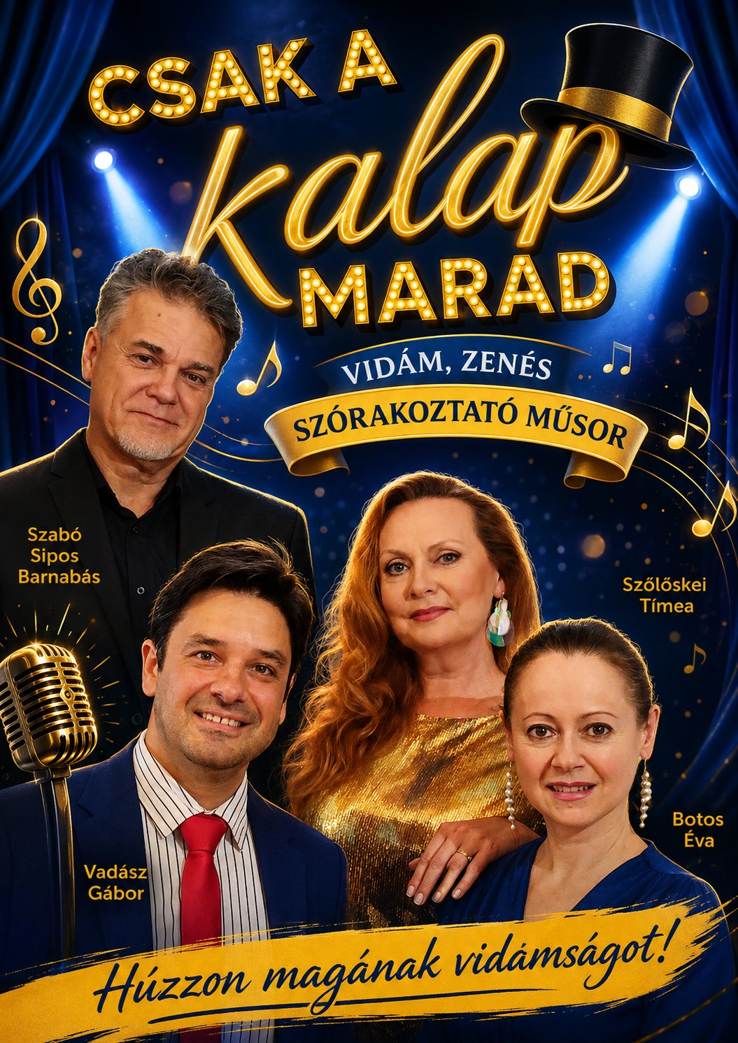 Csak a kalap marad – plakát